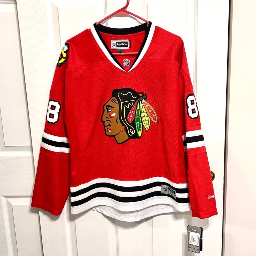 Authentic NHL Reebok Chicago Blackhawks KANE Hockey Jersey Women’s Size XL Red